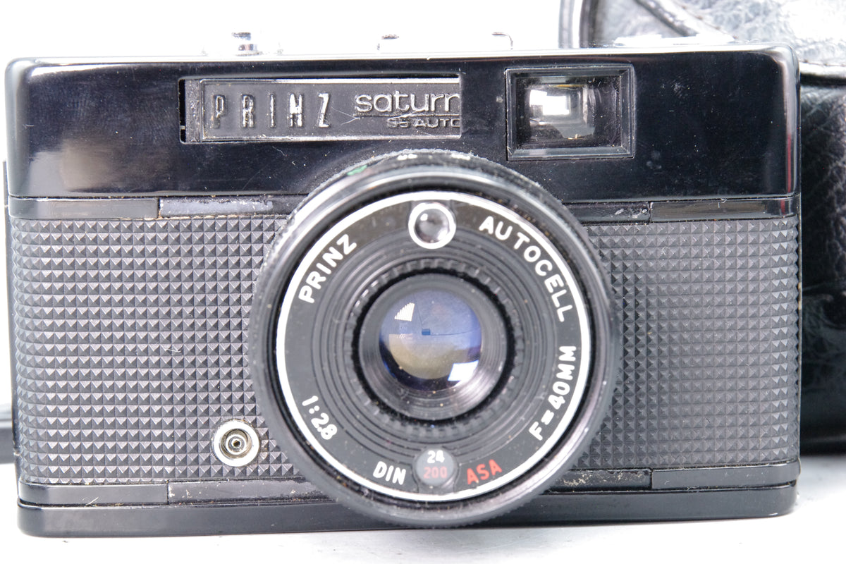 Prinz Saturn 35 Auto 40mm f2.8 Zone Focus 35mm Film Camera Soft Case Tested