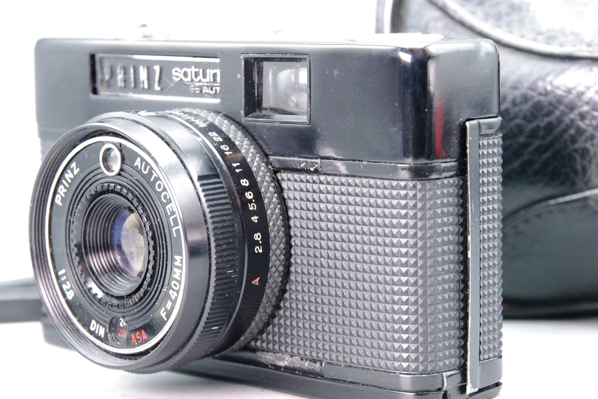 Prinz Saturn 35 Auto 40mm f2.8 Zone Focus 35mm Film Camera Soft Case Tested