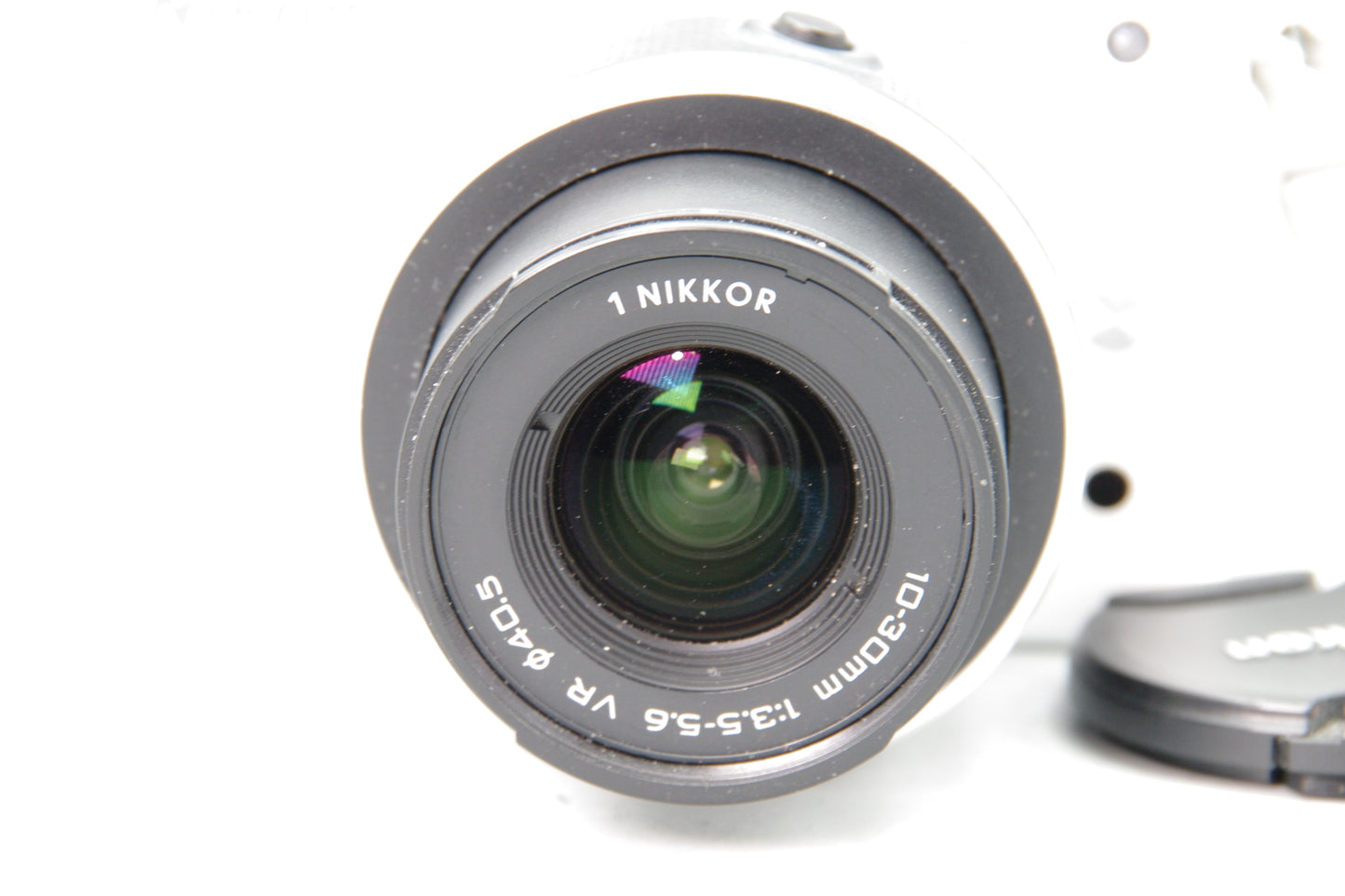 Nikon 1 J1 Mirrorless Camera with 10-30mm Lens   - White -  VGC