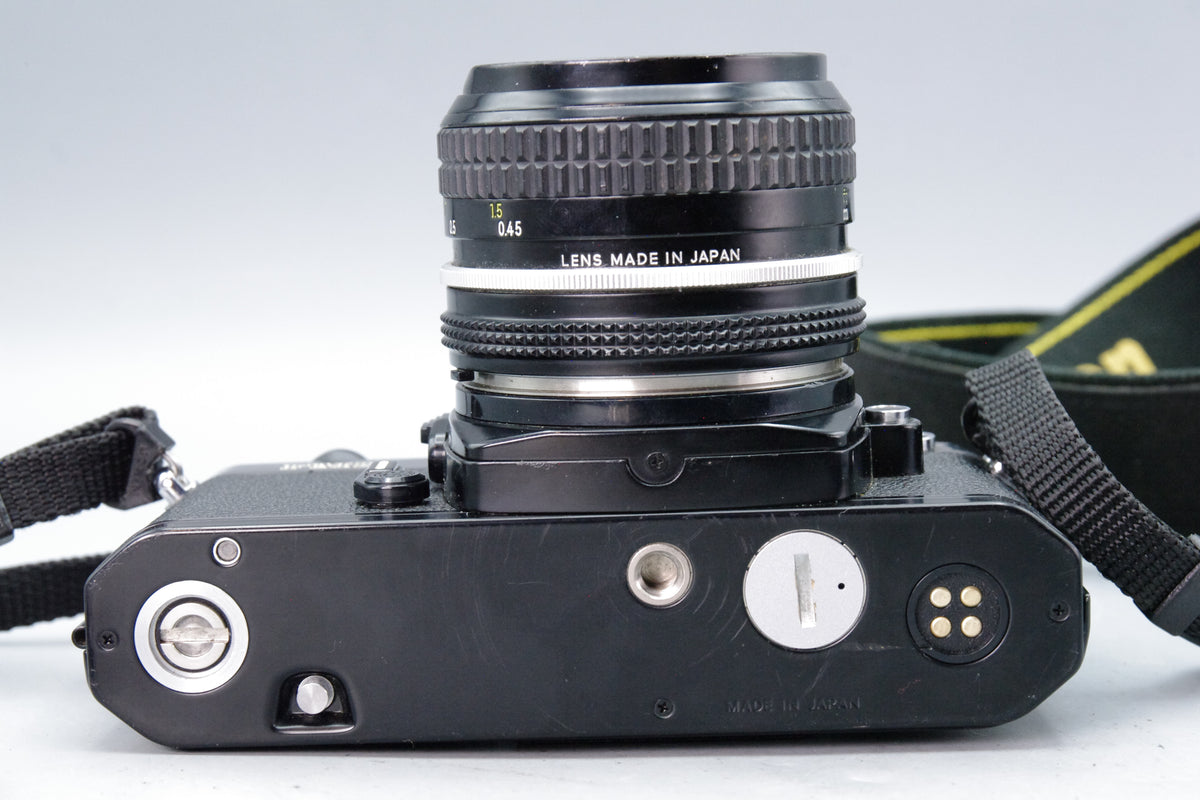 Nikon FM2 Black 35mm SLR Film Camera with Nikkor 50mm f2 Lens Tested