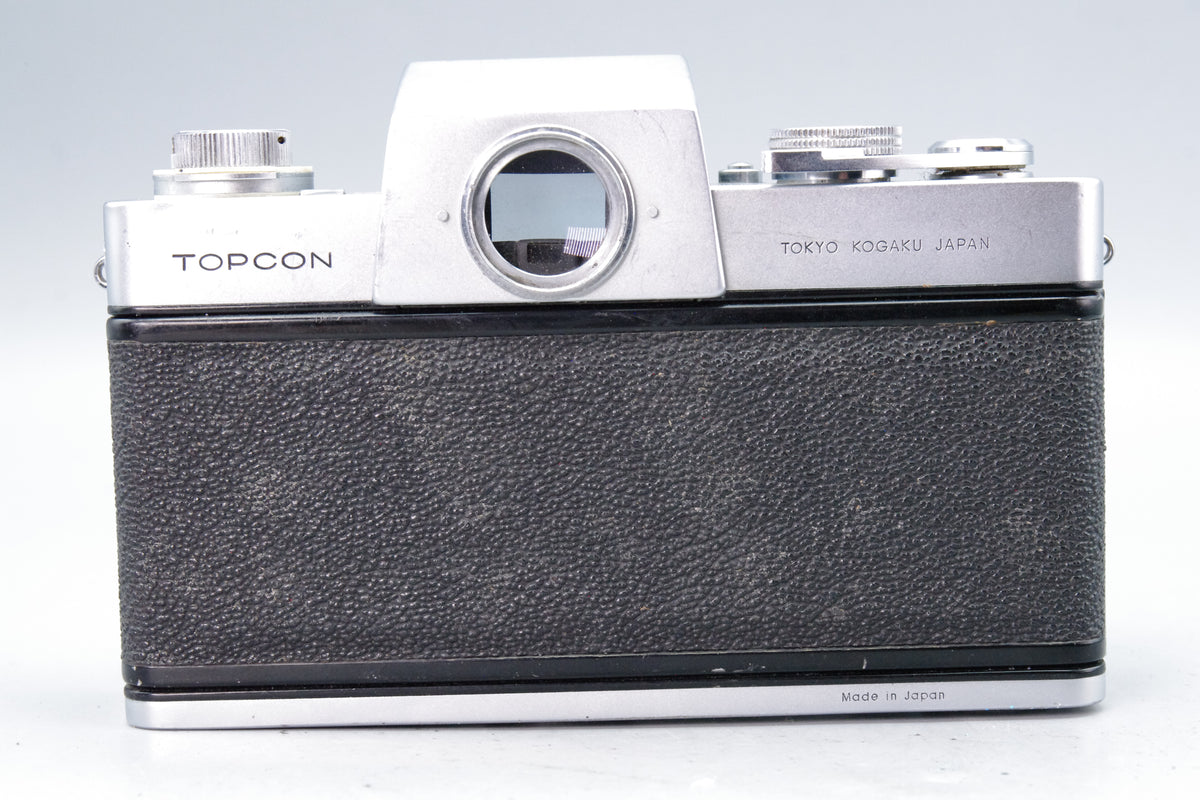Topcon RE Super Tokyo Kogaku 35mm SLR Film Camera Body Chrome Spares Repair