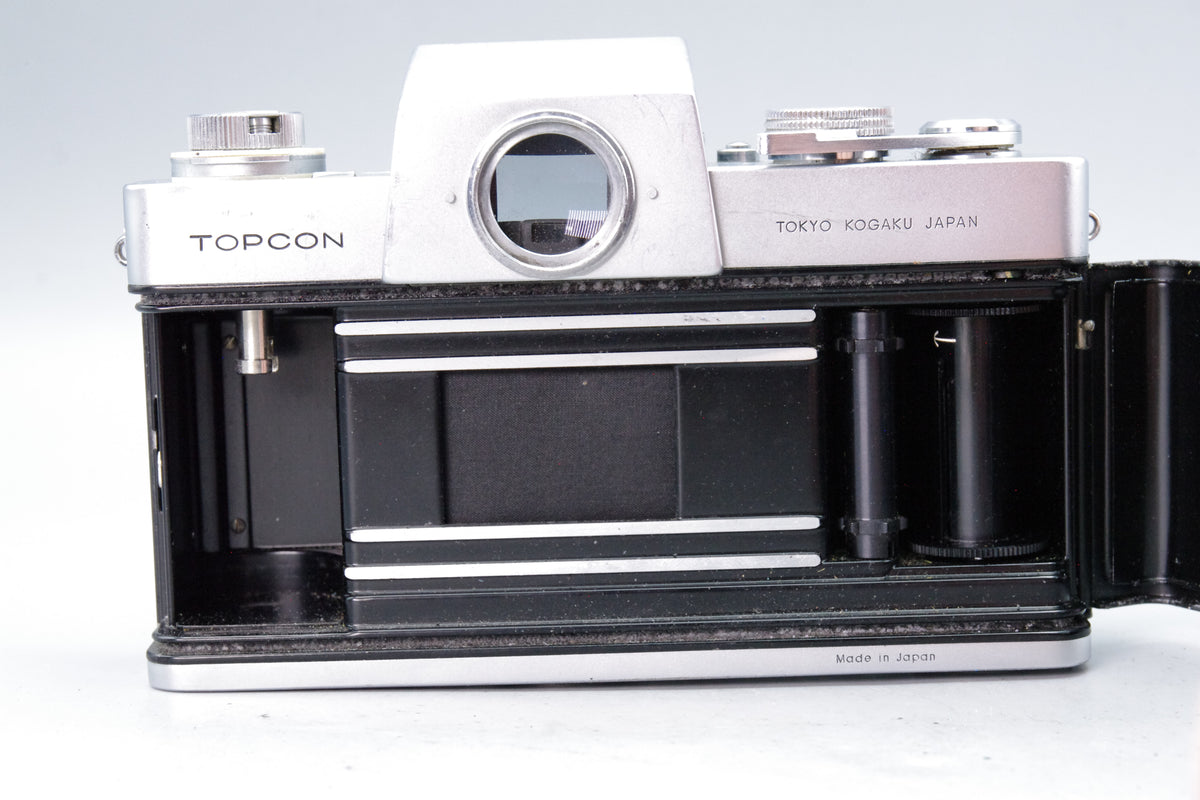 Topcon RE Super Tokyo Kogaku 35mm SLR Film Camera Body Chrome Spares Repair