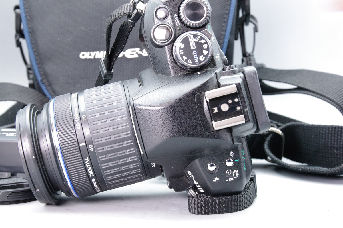 Olympus E-410 10.0MP DSLR Camera with 40-150mm Lens Very Low S/C