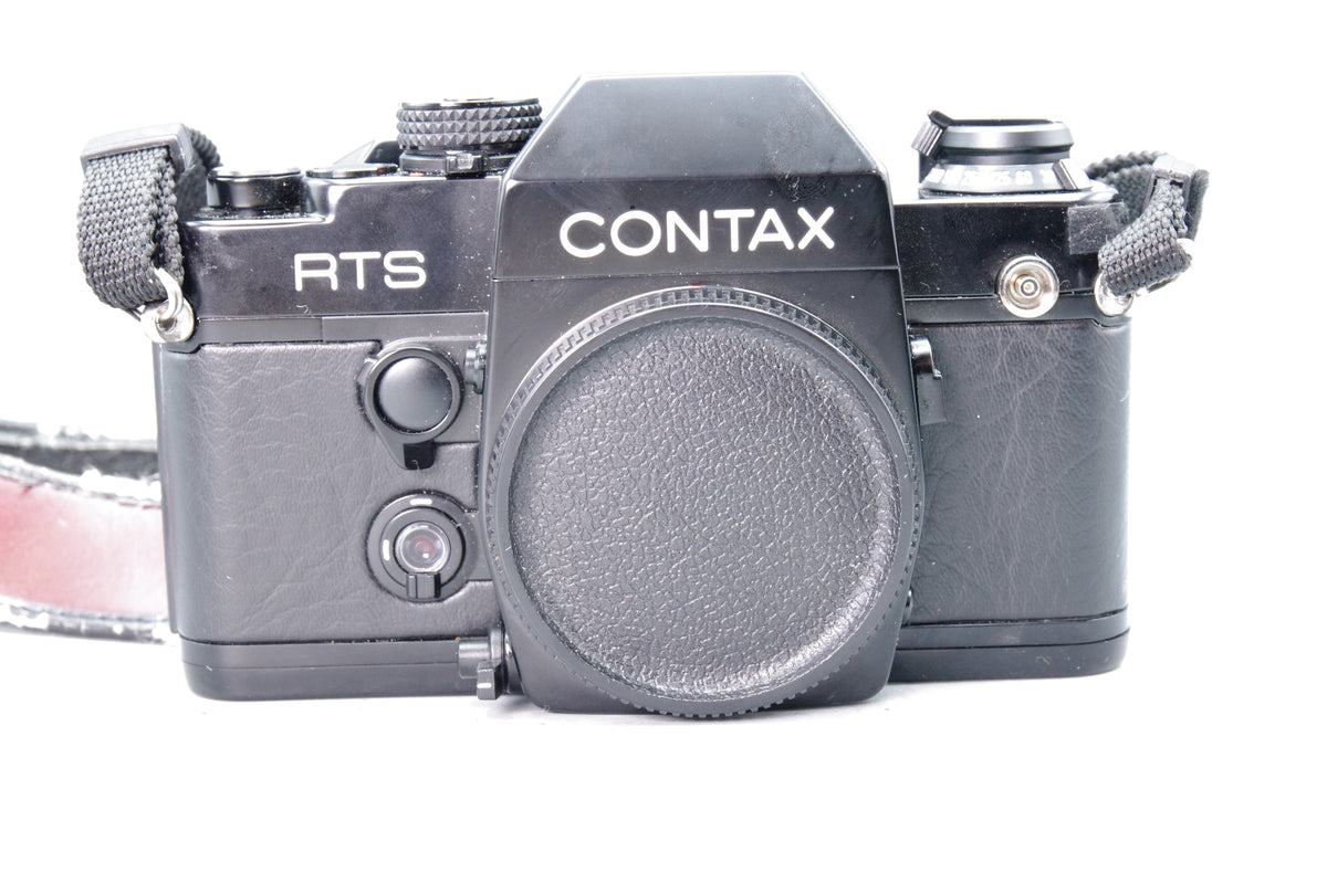Contax RTS II Quartz 35mm SLR Film Camera Body Black Tested