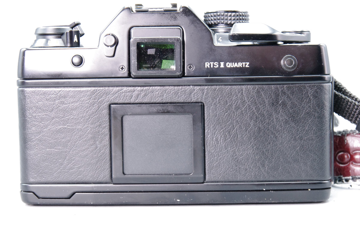 Contax RTS II Quartz 35mm SLR Film Camera Body Black Tested