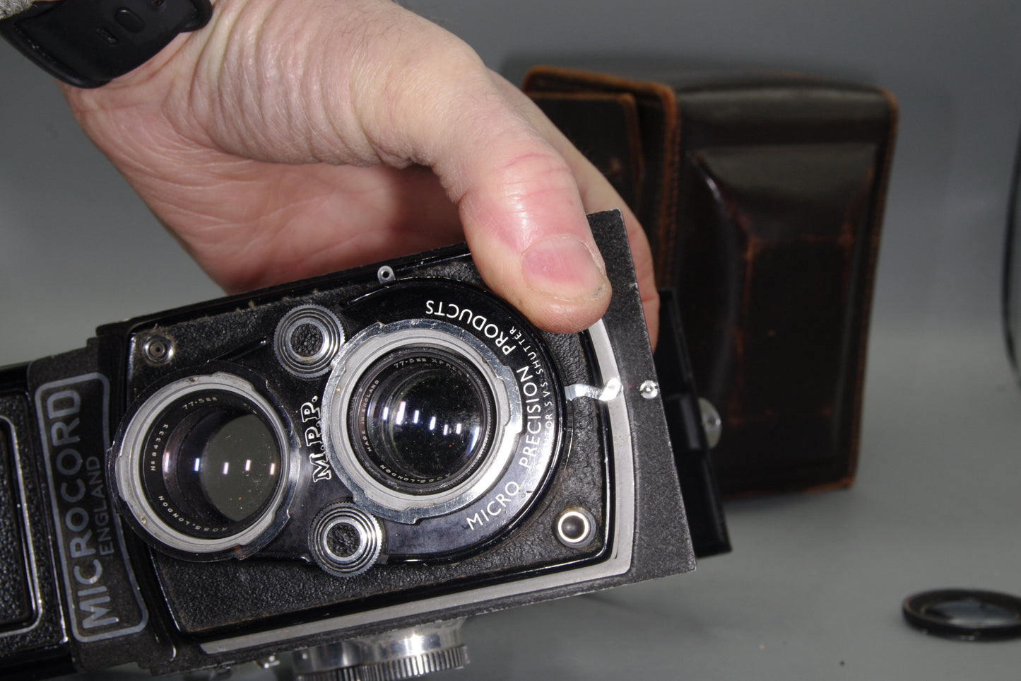 MPP Microcord TLR Film Camera with 77.5mm f3.5 Ross Xpres Lens
