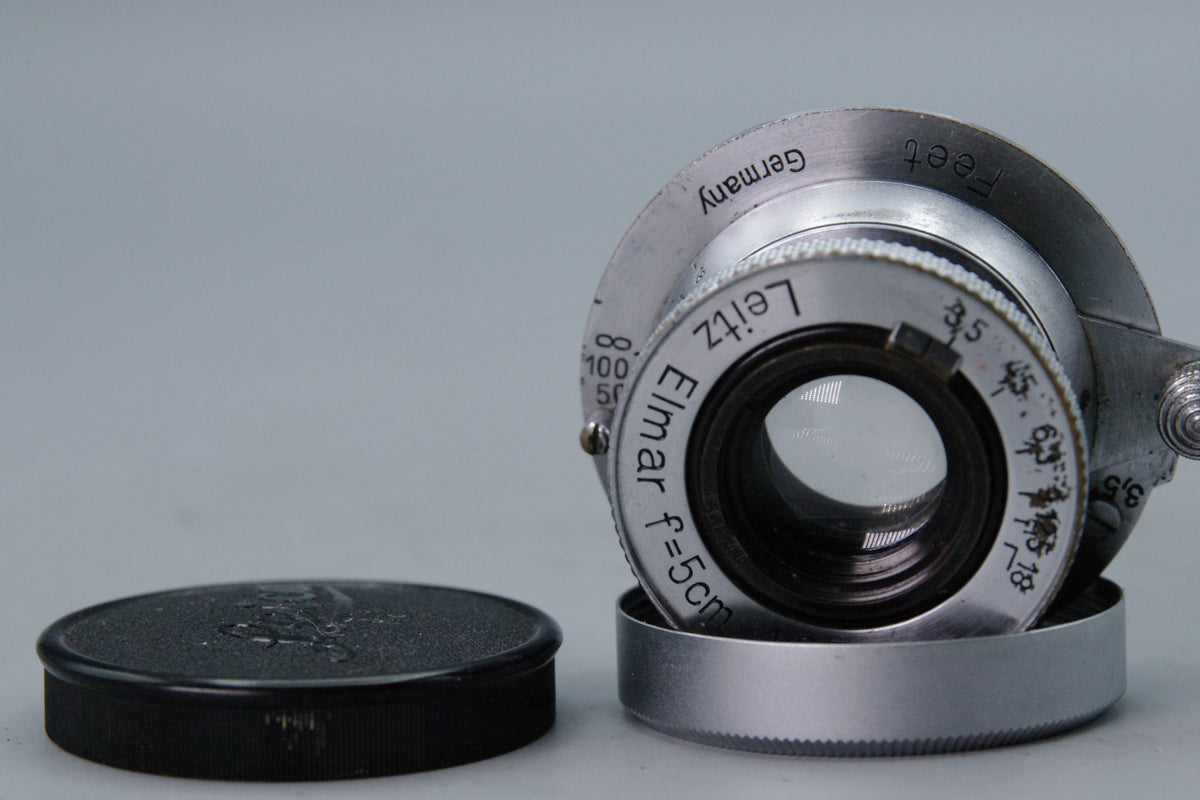 Leitz Elmar 5cm f/3.5 L39 Collapsible Lens – Serviced – With Caps