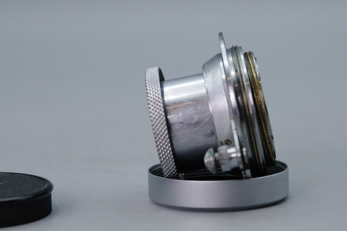 Leitz Elmar 5cm f/3.5 L39 Collapsible Lens – Serviced – With Caps