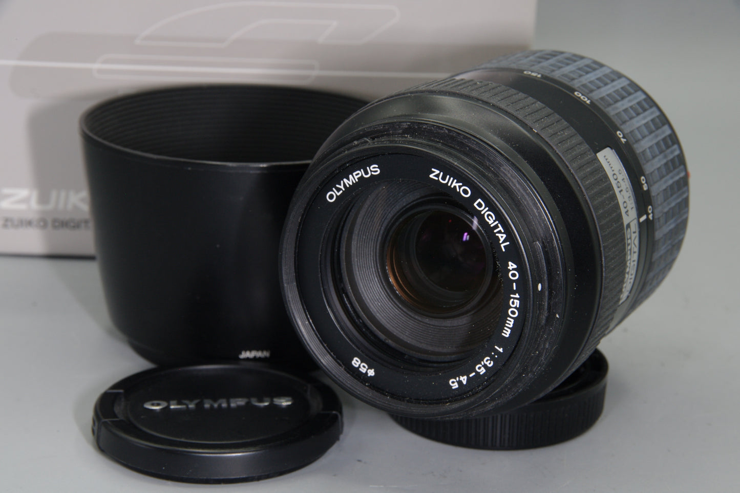 Boxed Olympus Digital 40-150mm F/3.5-4.5 ED 4/3 Mount Lens (not MFT)