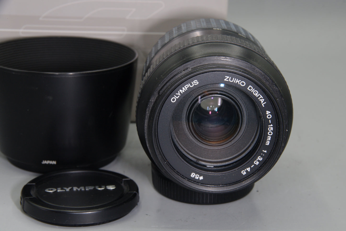 Boxed Olympus Digital 40-150mm F/3.5-4.5 ED 4/3 Mount Lens (not MFT)