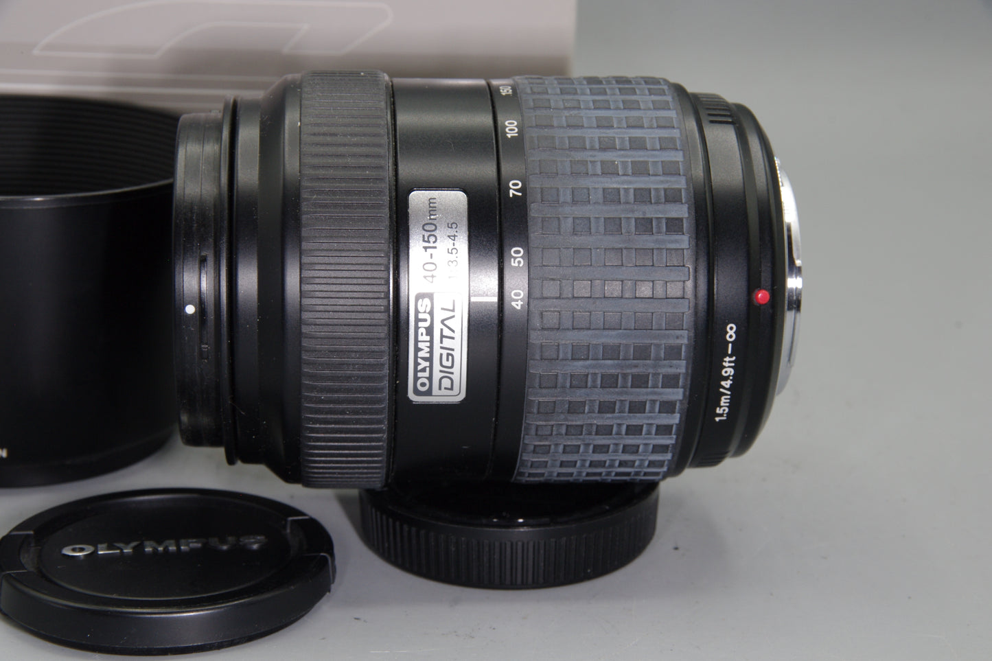 Boxed Olympus Digital 40-150mm F/3.5-4.5 ED 4/3 Mount Lens (not MFT)