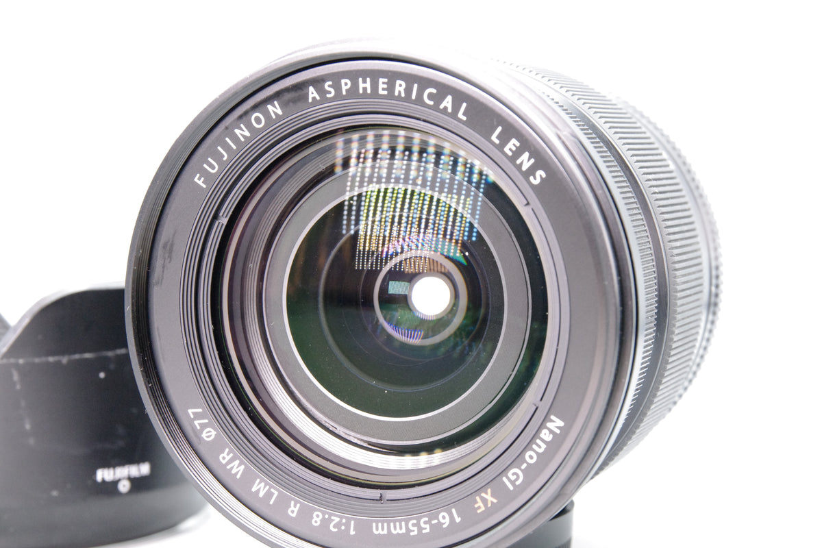 Fujinon XF 16-55mm f2.8 R LM WR Lens Fujifilm X Mount Hood Excellent