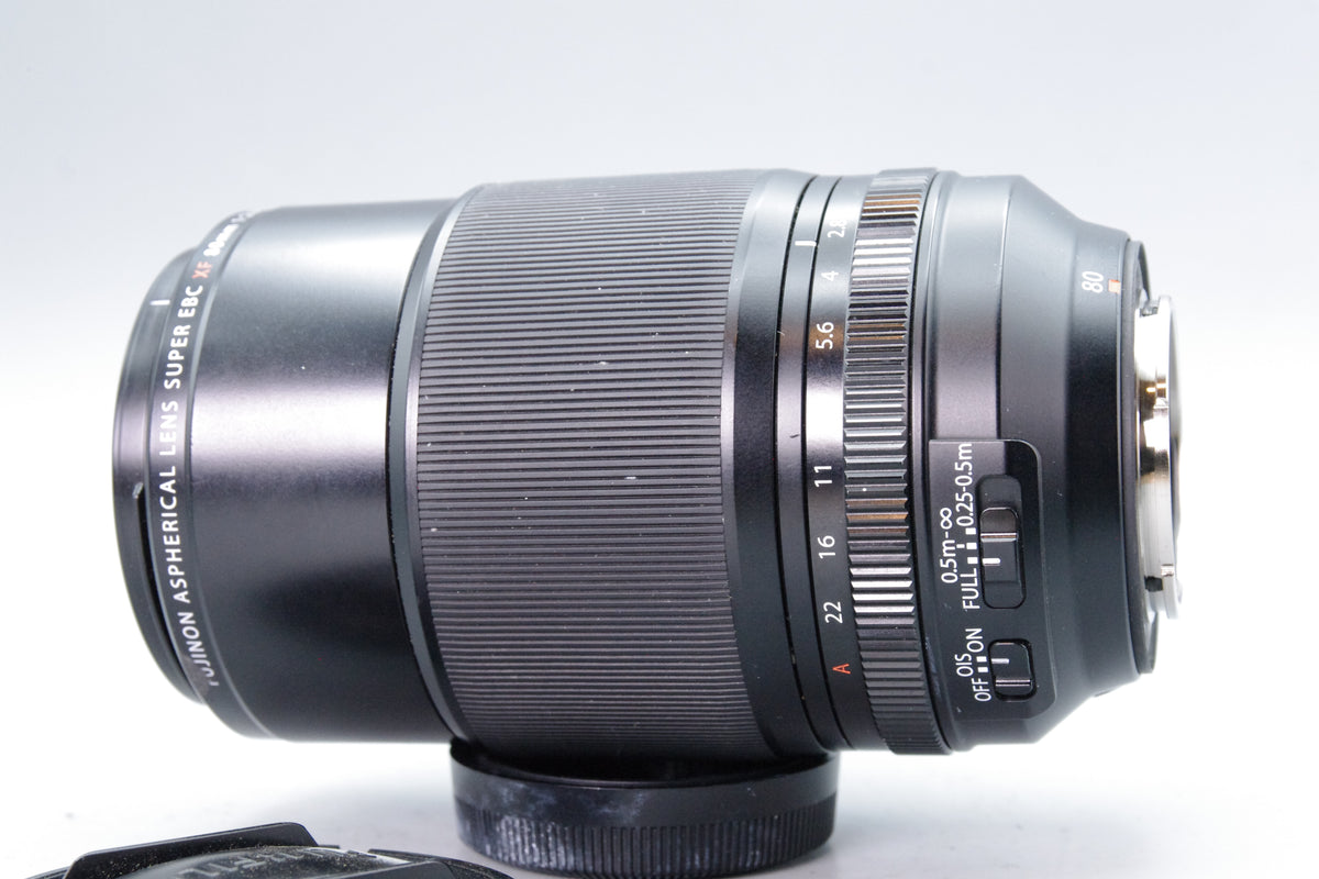 Fujinon XF 80mm f2.8 R LM OIS WR Macro Lens Fujifilm X Mount Caps Boxed