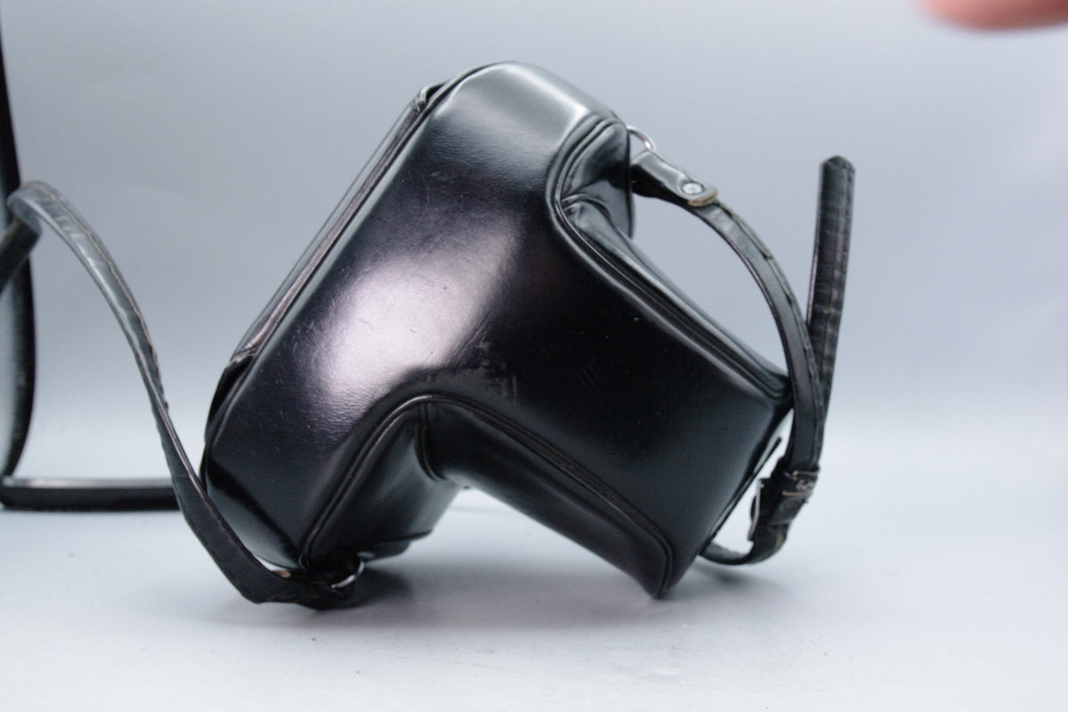 Nikon CH-1 Vintage Black Hard Leather Ever-Ready Camera Case Strap F F2
