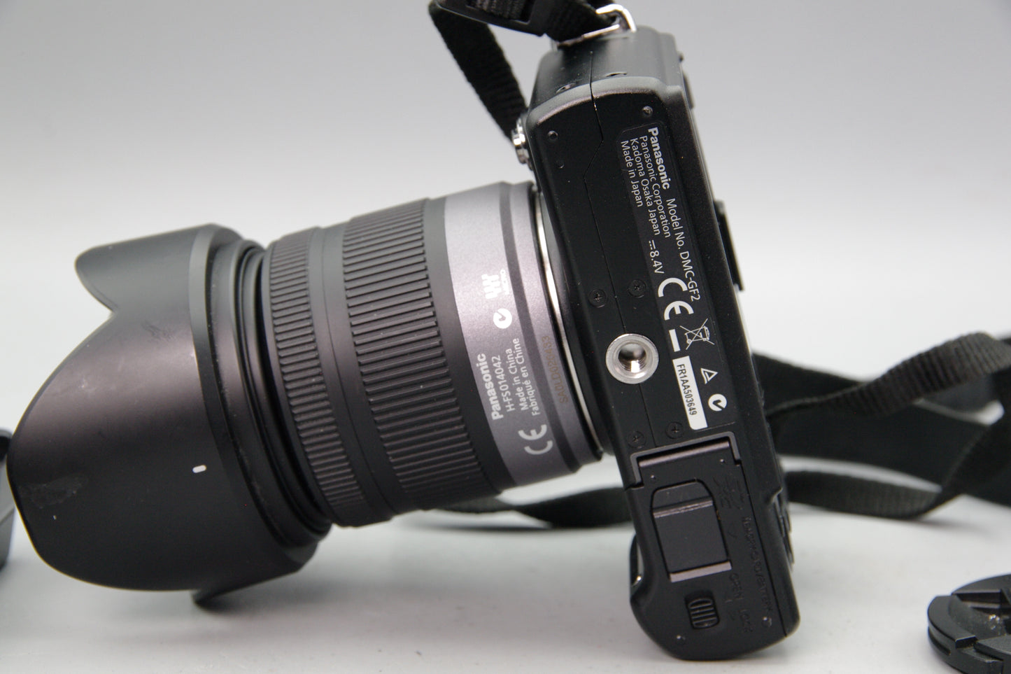 Panasonic Lumix DMC‑GF2 12MP with 14‑42mm Lens, Virtually Unmarked S/C 501
