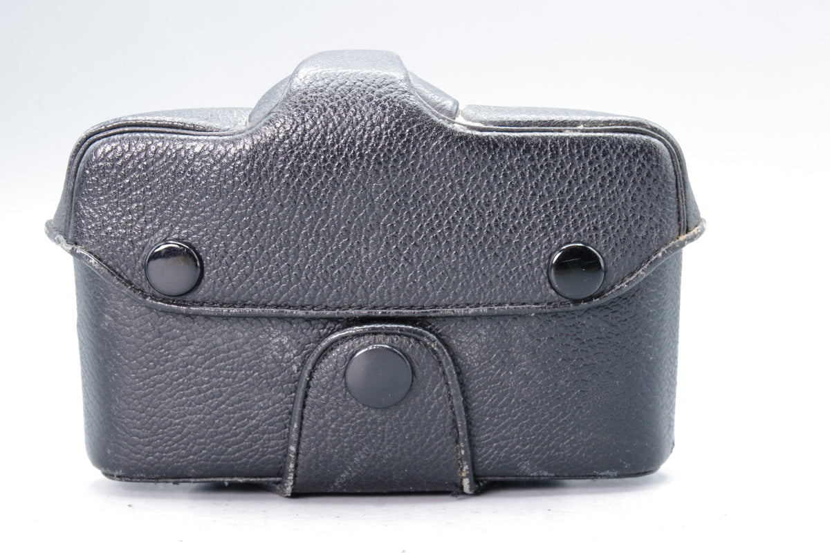 Olympus OM‑Series Black Leather Case – Genuine Olympus – Very Good Condition