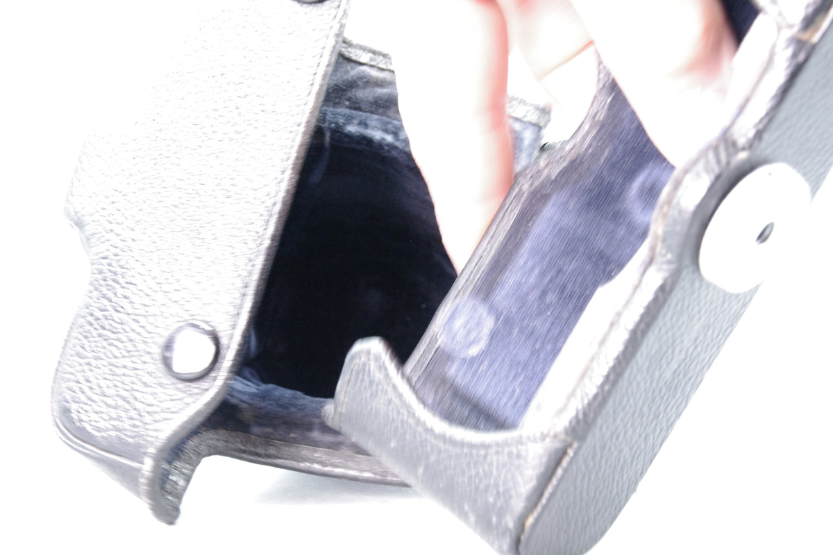 Olympus OM‑Series Black Leather Case – Genuine Olympus – Very Good Condition