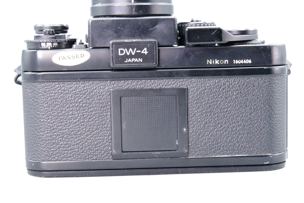 Nikon F3 35mm SLR Film Camera Body with DW-4 6x Magnifying Finder Tested