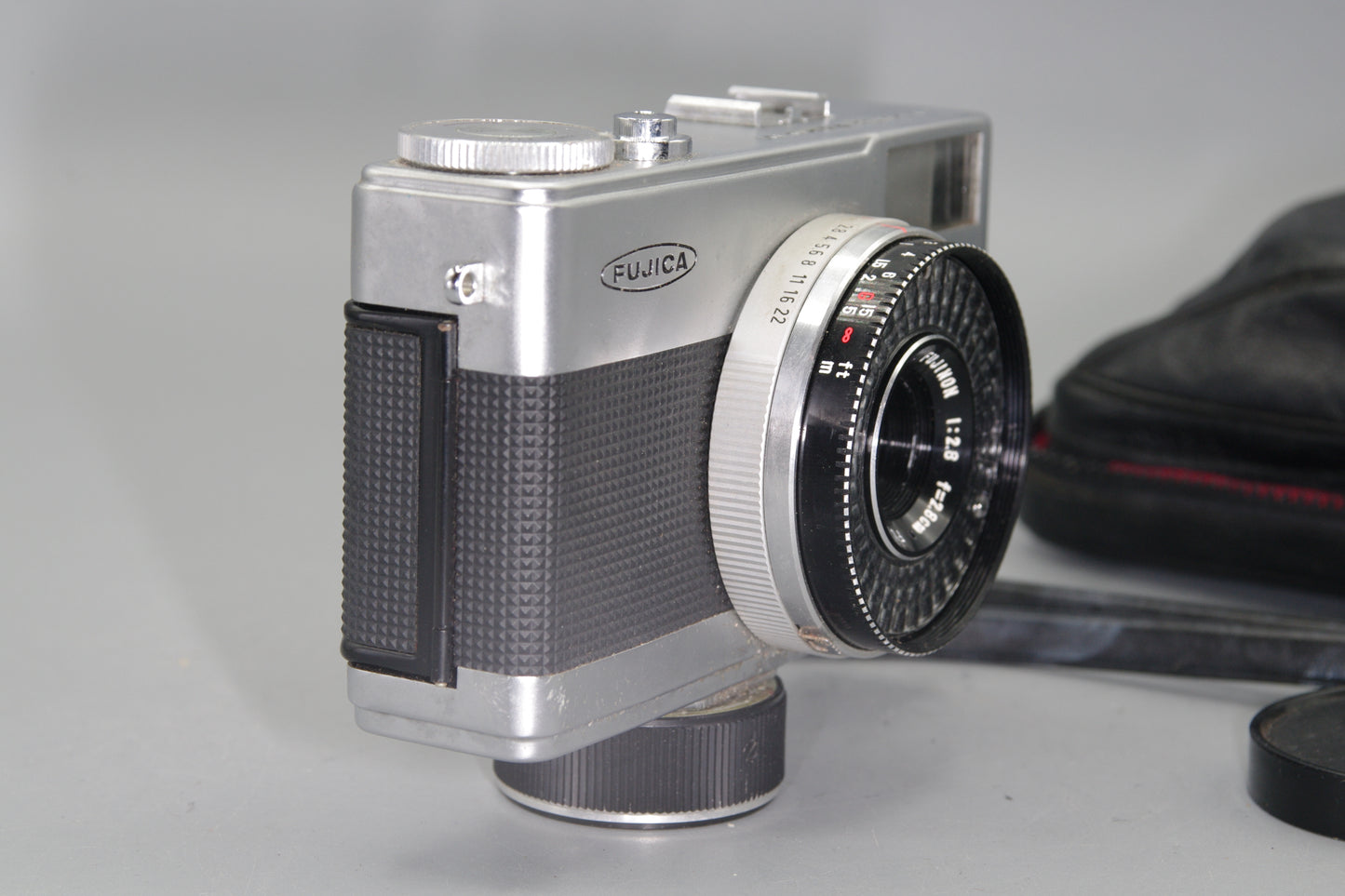 Fujica Rapid D1 with 28mm F/2.8 Lens and Case
