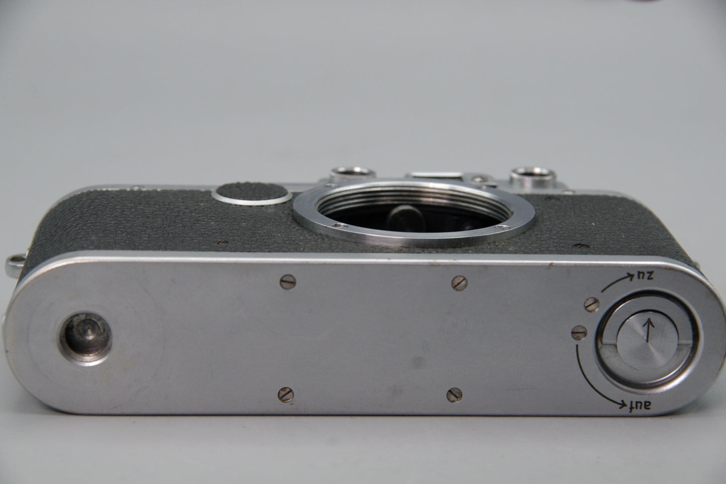 Leica II 35mm Rangefinder Camera 1948 Chrome Serial 358525 No Base Plate