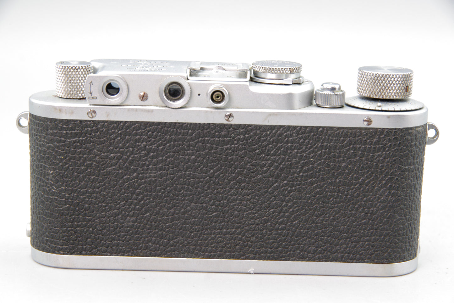 Leica II 35mm Rangefinder Camera 1948 Chrome Serial 358525 No Base Plate