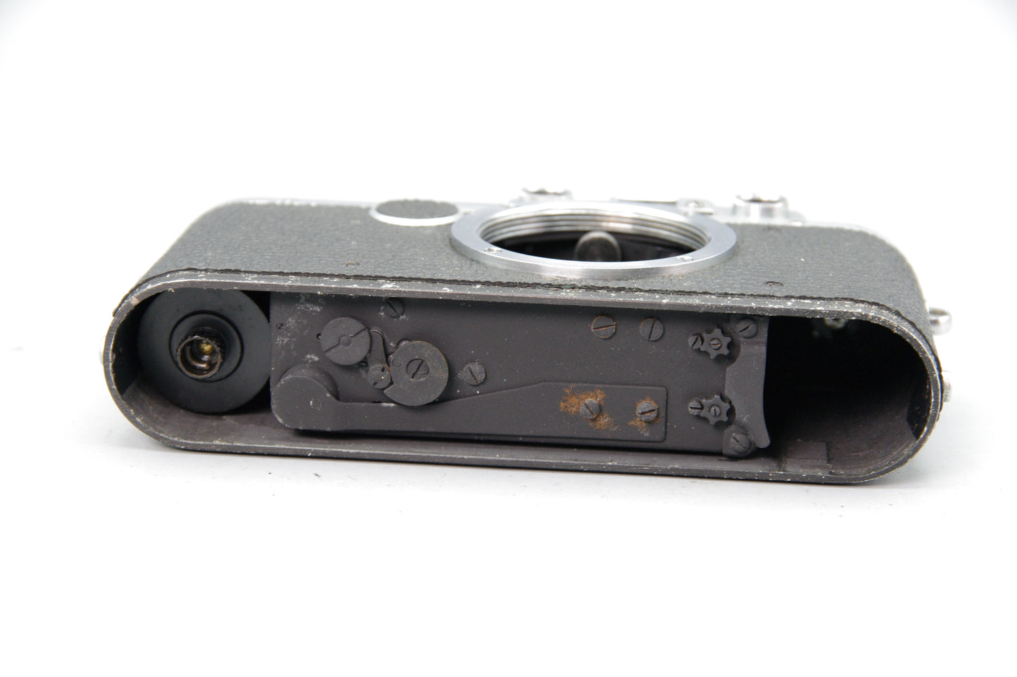Leica II 35mm Rangefinder Camera 1948 Chrome Serial 358525 No Base Plate