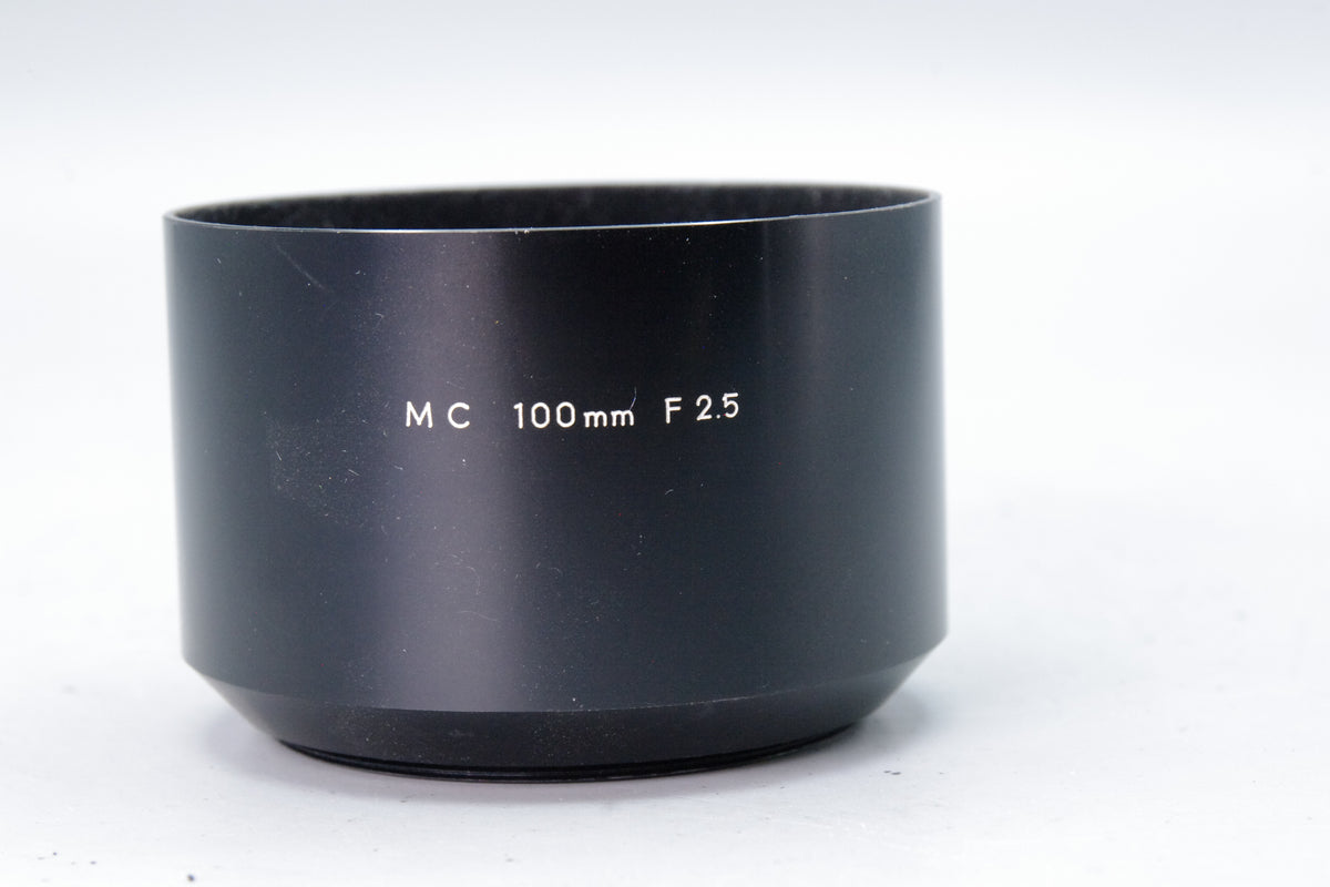 Minolta MC 100mm F2.5 Metal Screw-In Lens Hood 55mm JAPAN