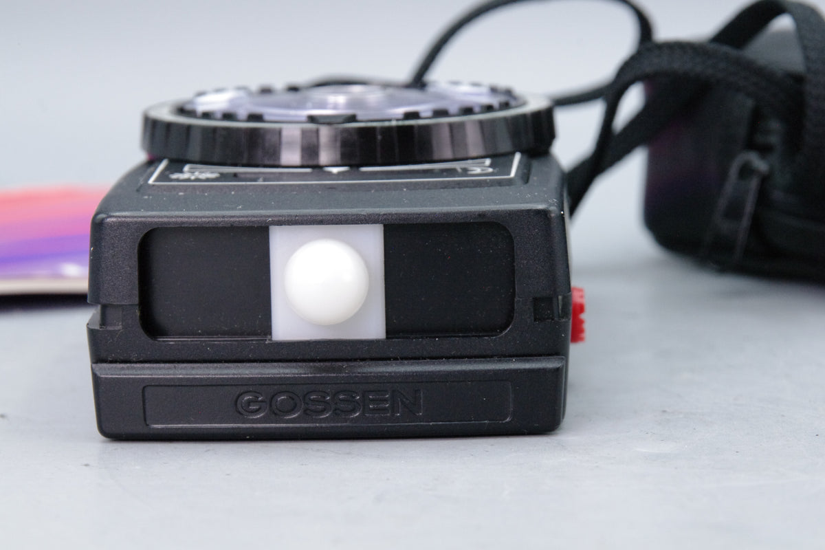 Gossen Lunalite sbc Light Meter with Case and Instructions