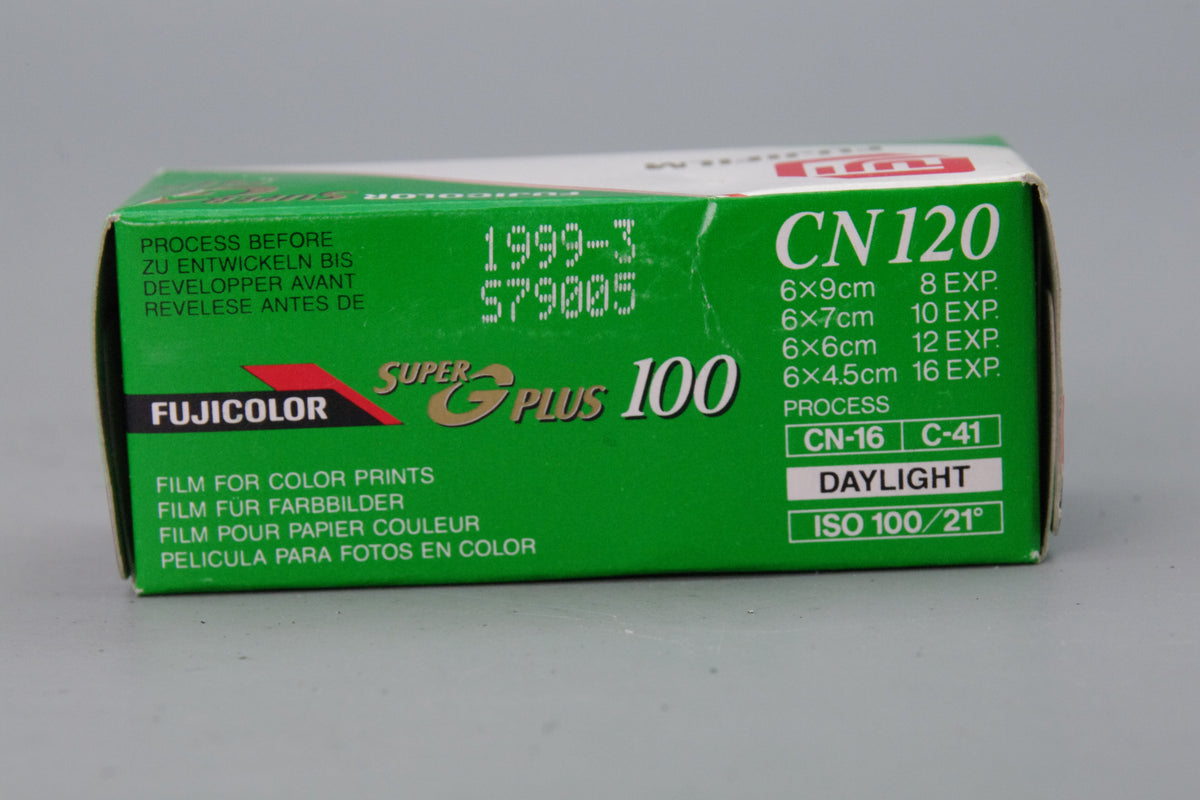 Fujicolour Super G Plus 100 CN 120 Expired Medium Format Film Roll