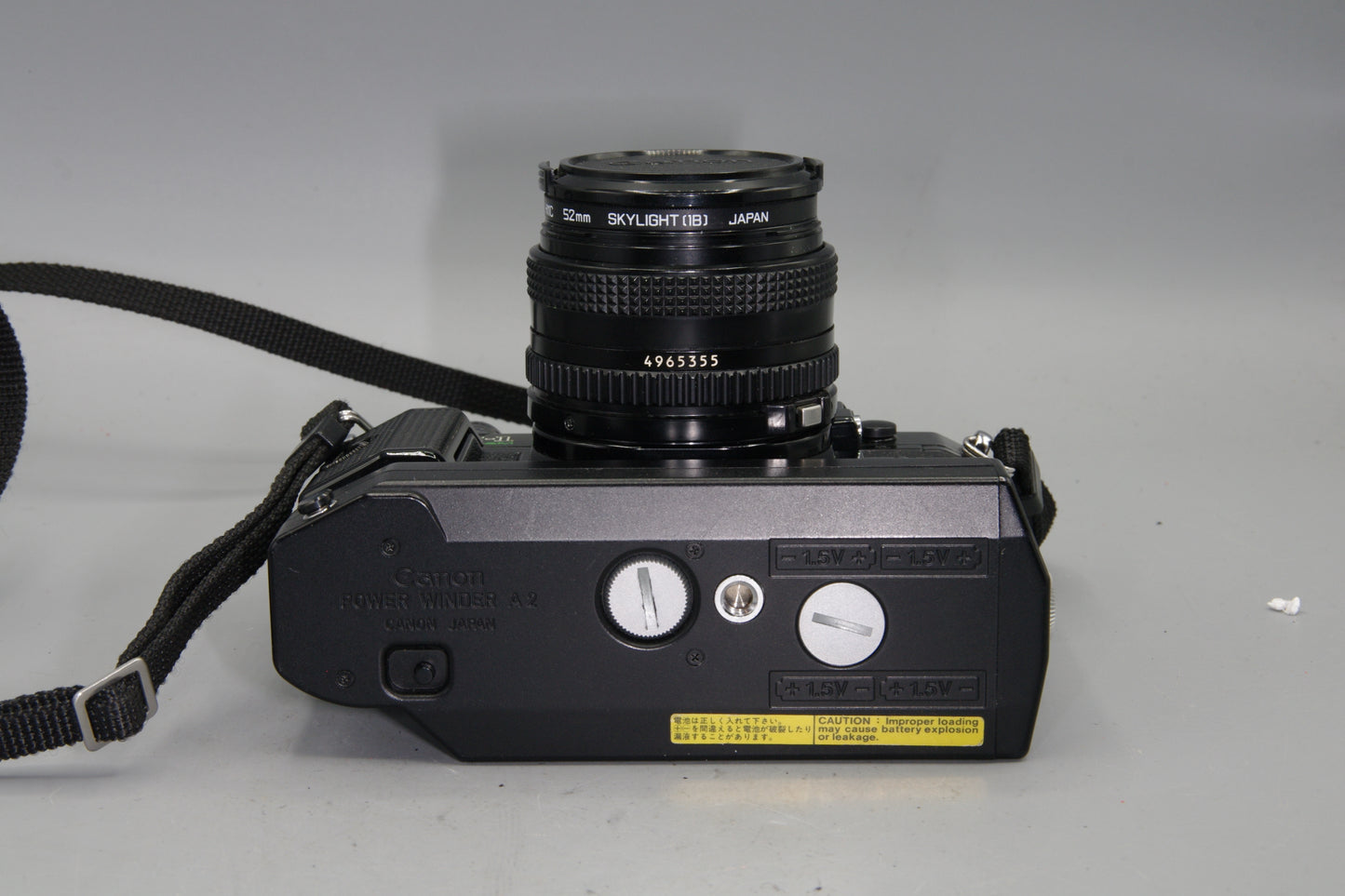 Canon AE-1 Program + FD 50mm f/1.8 Lens  Black with Winder - Excellent