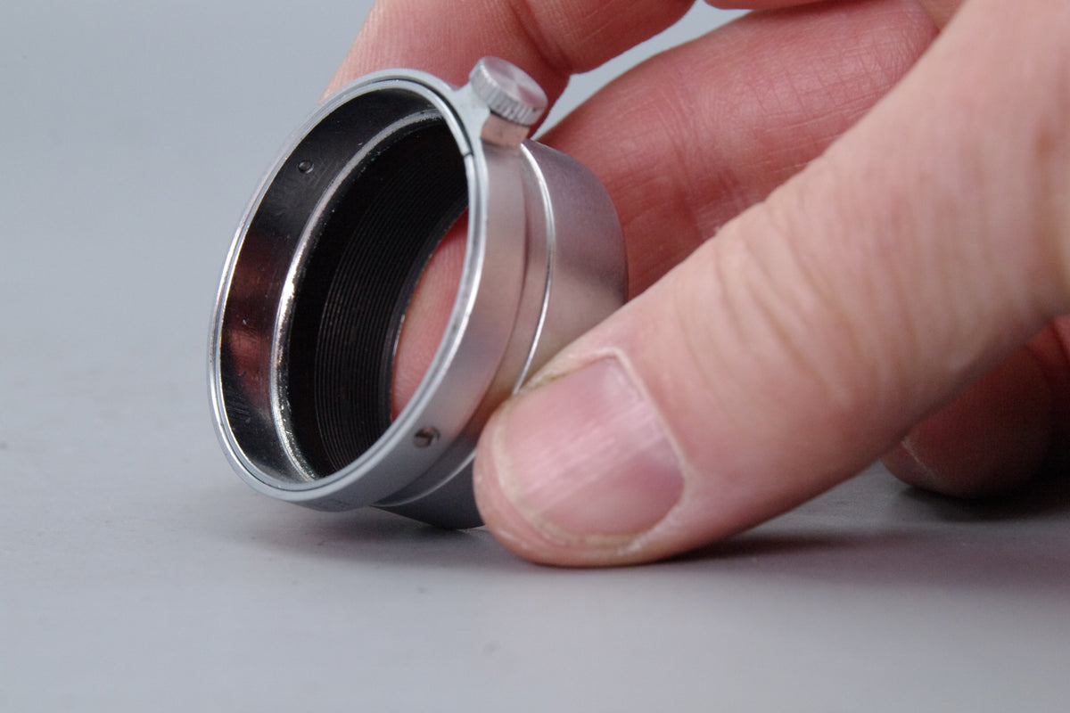 Leitz Wetzlar Elmar 5cm 50mm Clamp-On Metal Lens Hood Germany