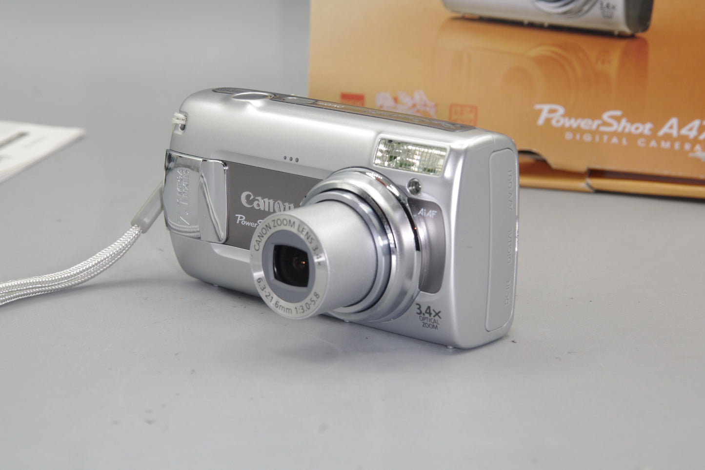 Canon PowerShot A470 7.1MP Camera - Boxed - Excellent (Takes AA)