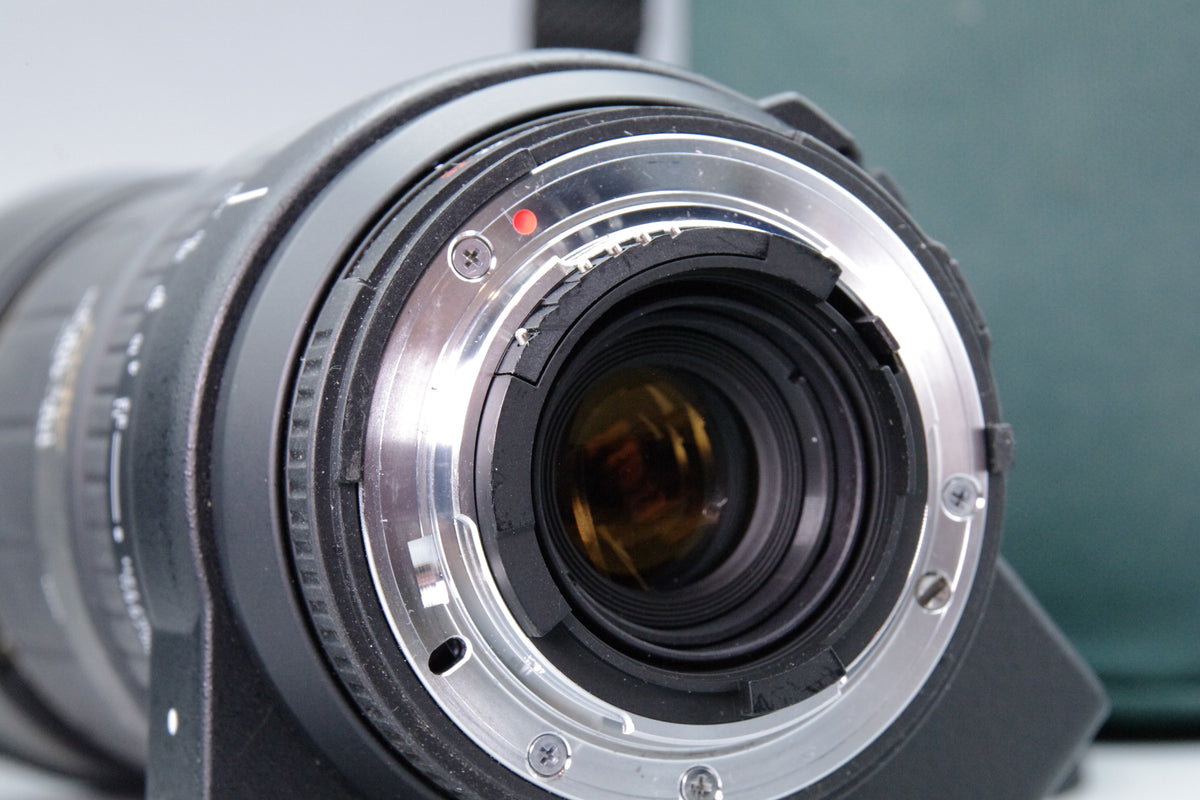 Sigma 135-400mm f4.5-5.6 APO Lens Nikon AF  Case Hood Collar VGC