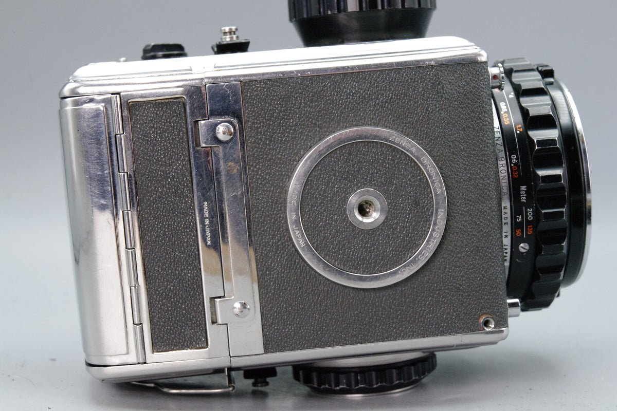 Zenza Bronica S2 6x6 Medium Format SLR Camera with Nikkor-P 75mm f2.8 Lens
