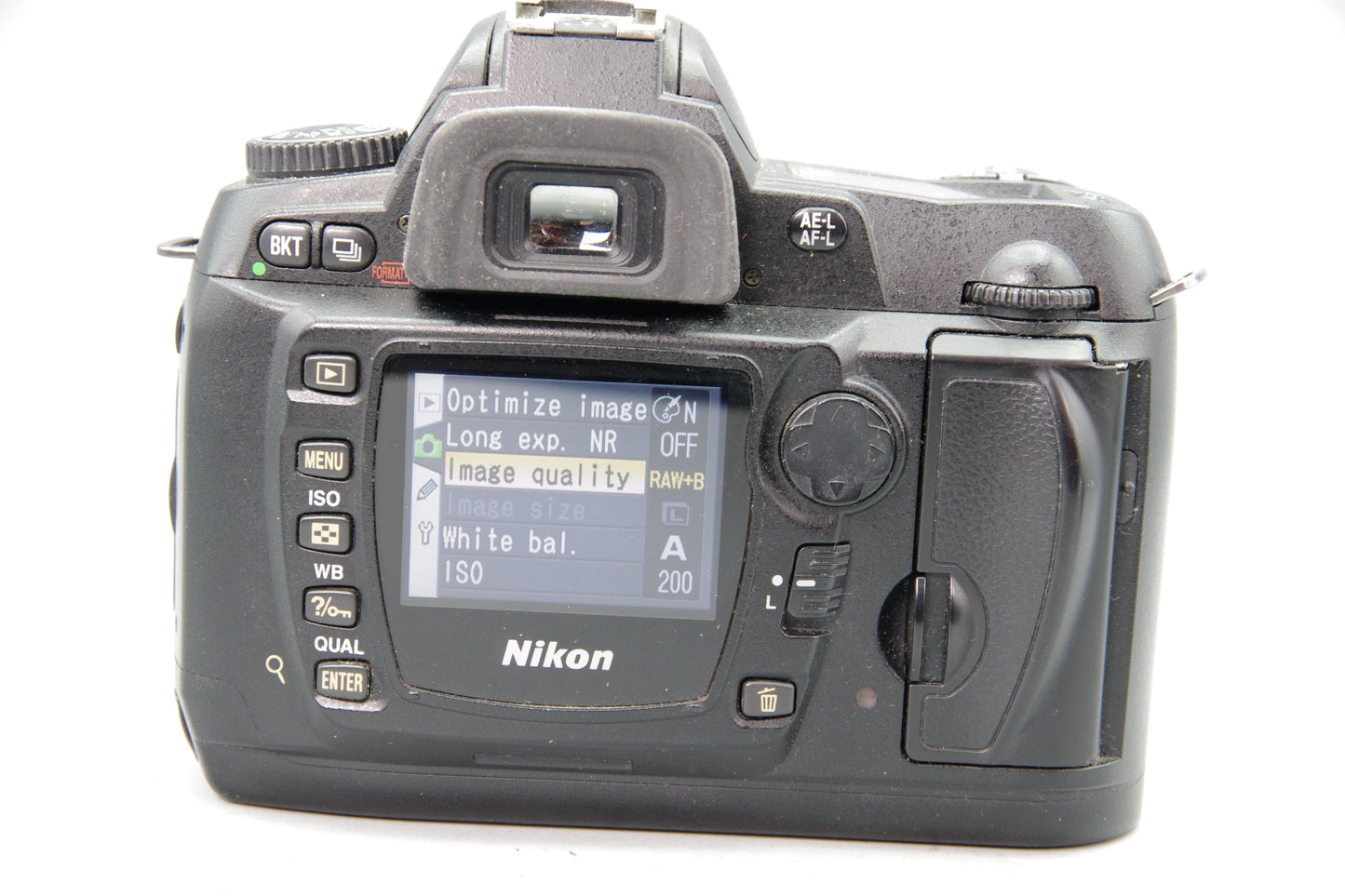 Nikon D70s DSLR Camera 6.1MP Body Only – Tested – Shutter Count 8978
