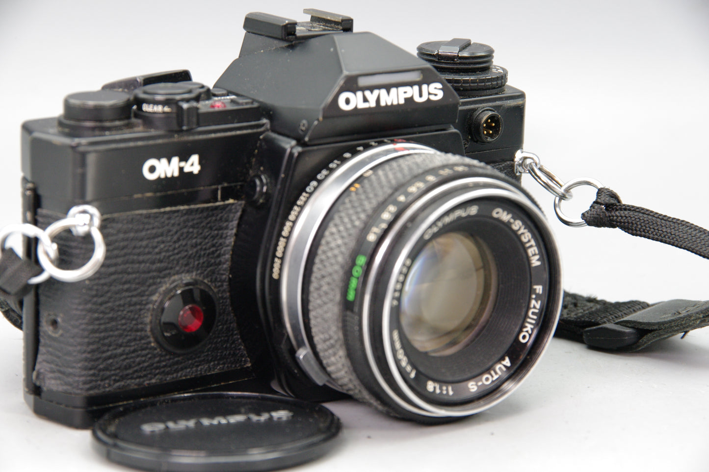 Olympus OM‑4 35mm SLR Film Camera with Zuiko 50mm F1.8 Lens – Very Good