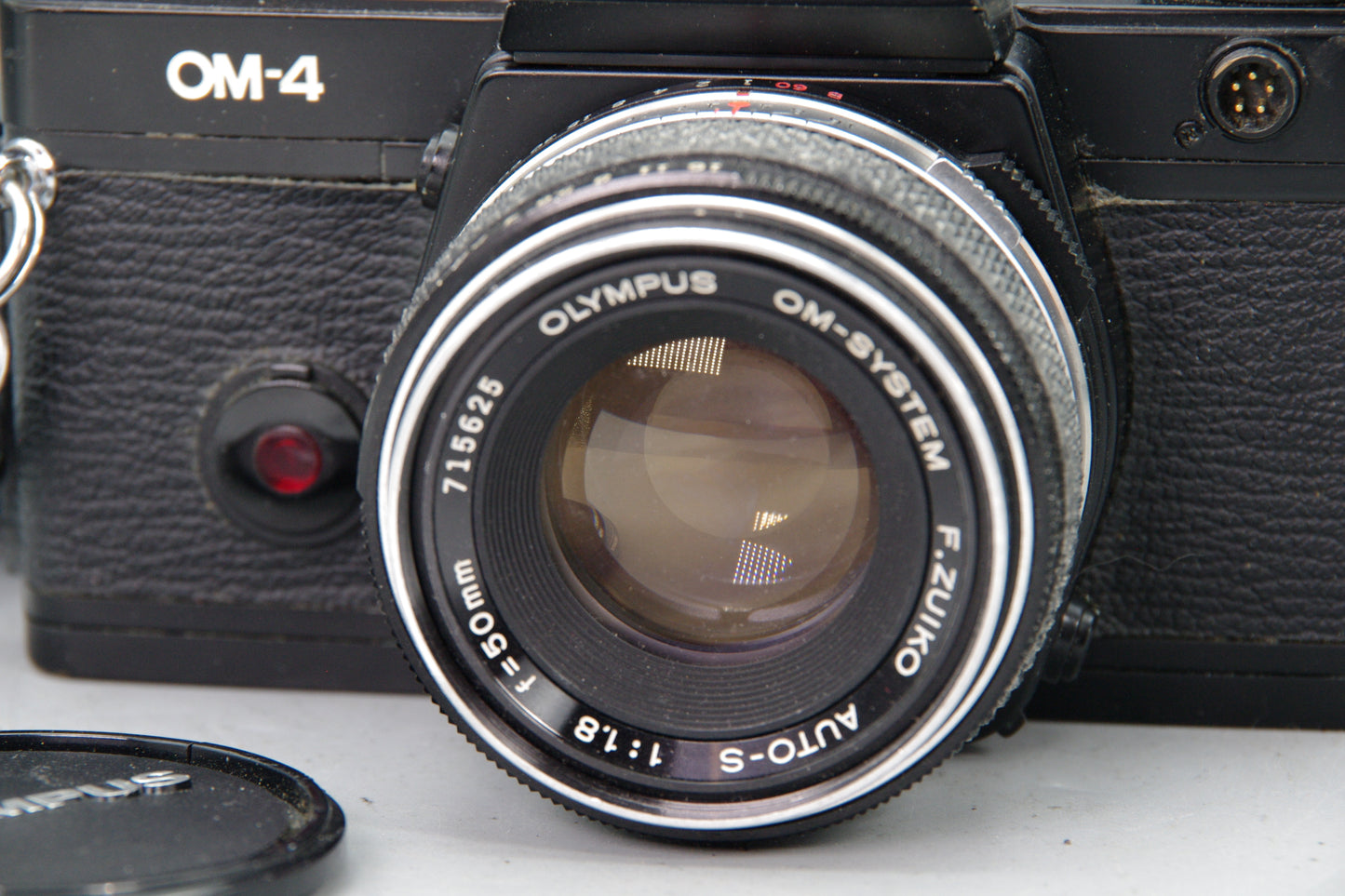 Olympus OM‑4 35mm SLR Film Camera with Zuiko 50mm F1.8 Lens – Very Good