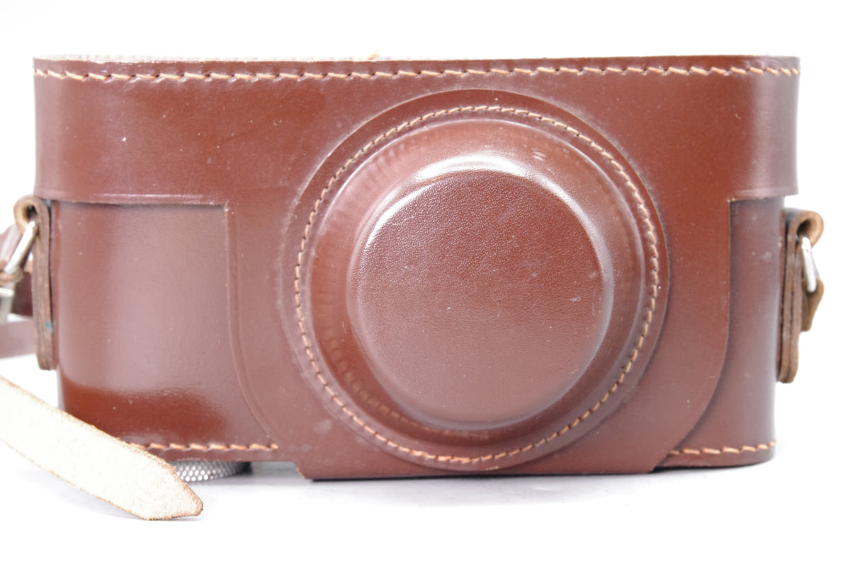 Leica III Fitting Brown Leather Camera Case – Vintage, Not Leica‑Marked