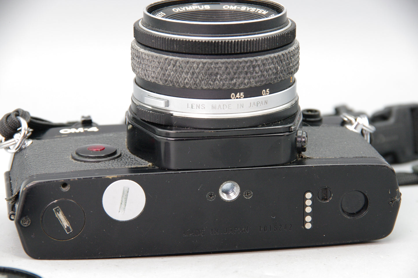 Olympus OM‑4 35mm SLR Film Camera with Zuiko 50mm F1.8 Lens – Very Good