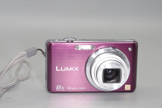 Pink Panasonic Lumix DMC-FS30 14MP Digital Compact Excellent