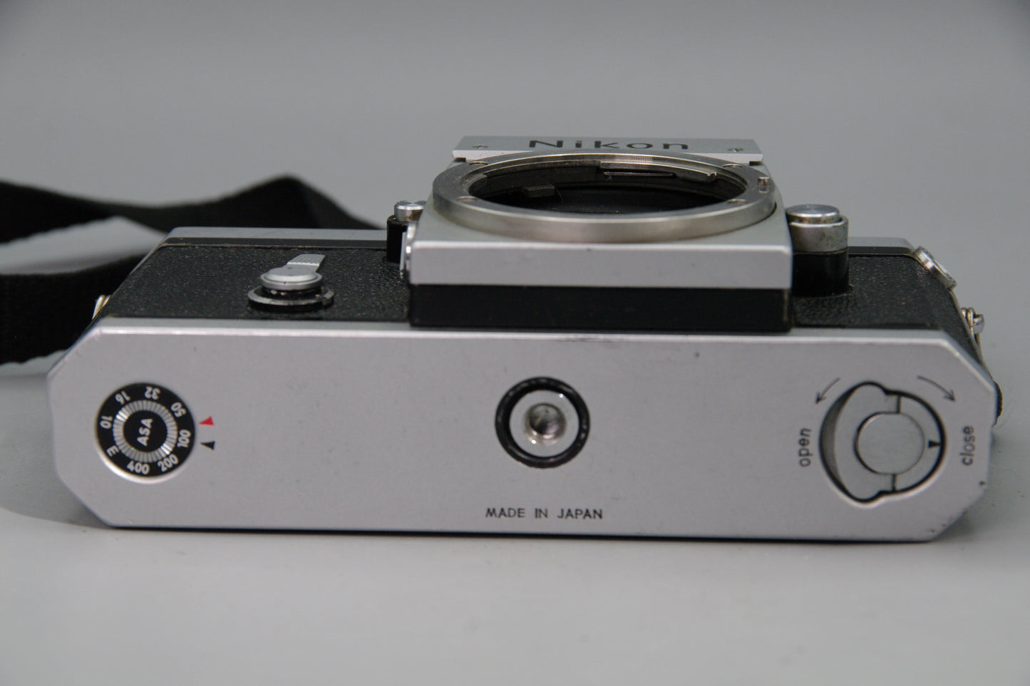 Nikon F 35mm SLR Camera Body Classic - Working but Damage to Prism