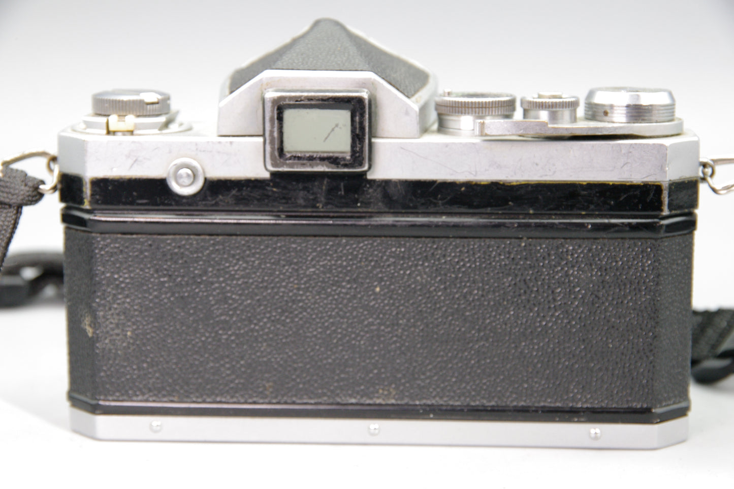 Nikon F 35mm SLR Camera Body Classic - Working but Damage to Prism