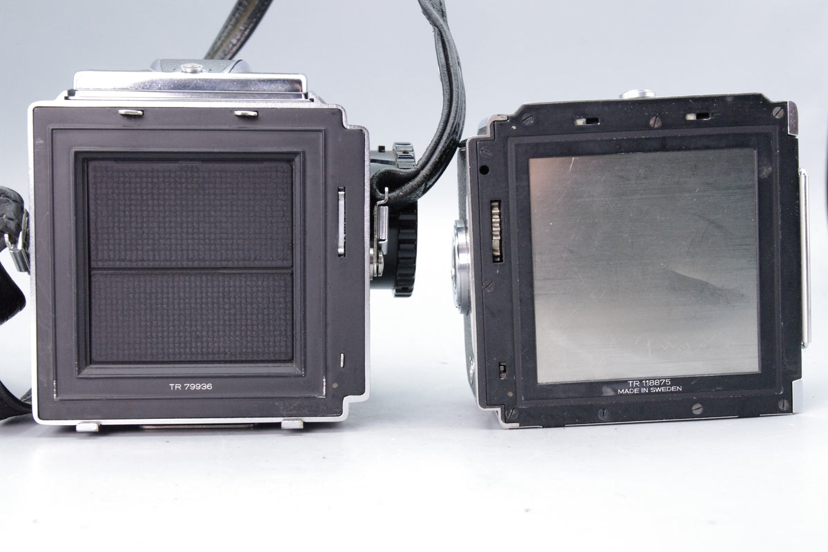 Hasselblad 500C Kit – Planar 80mm, WLF, A12 Back – Excellent