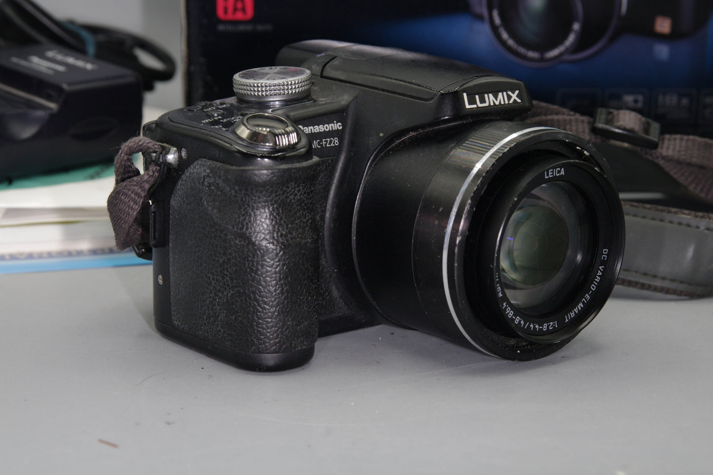 Boxed Lumix FZ28 10MP 18X Zoom Digital Bridge Camera