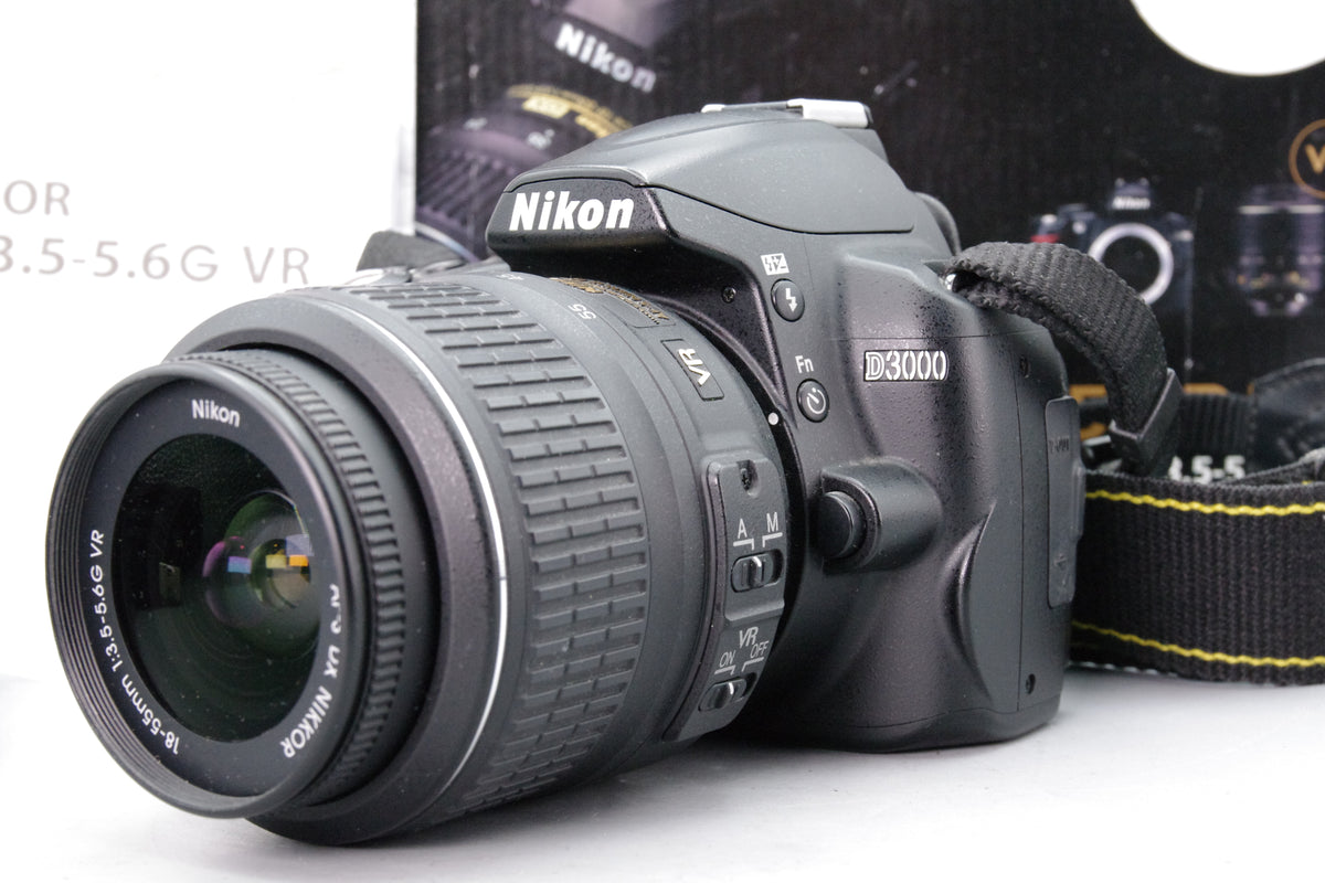 Nikon D3000 Boxed Camera Kit with AF-S 18-55mm VR Lens