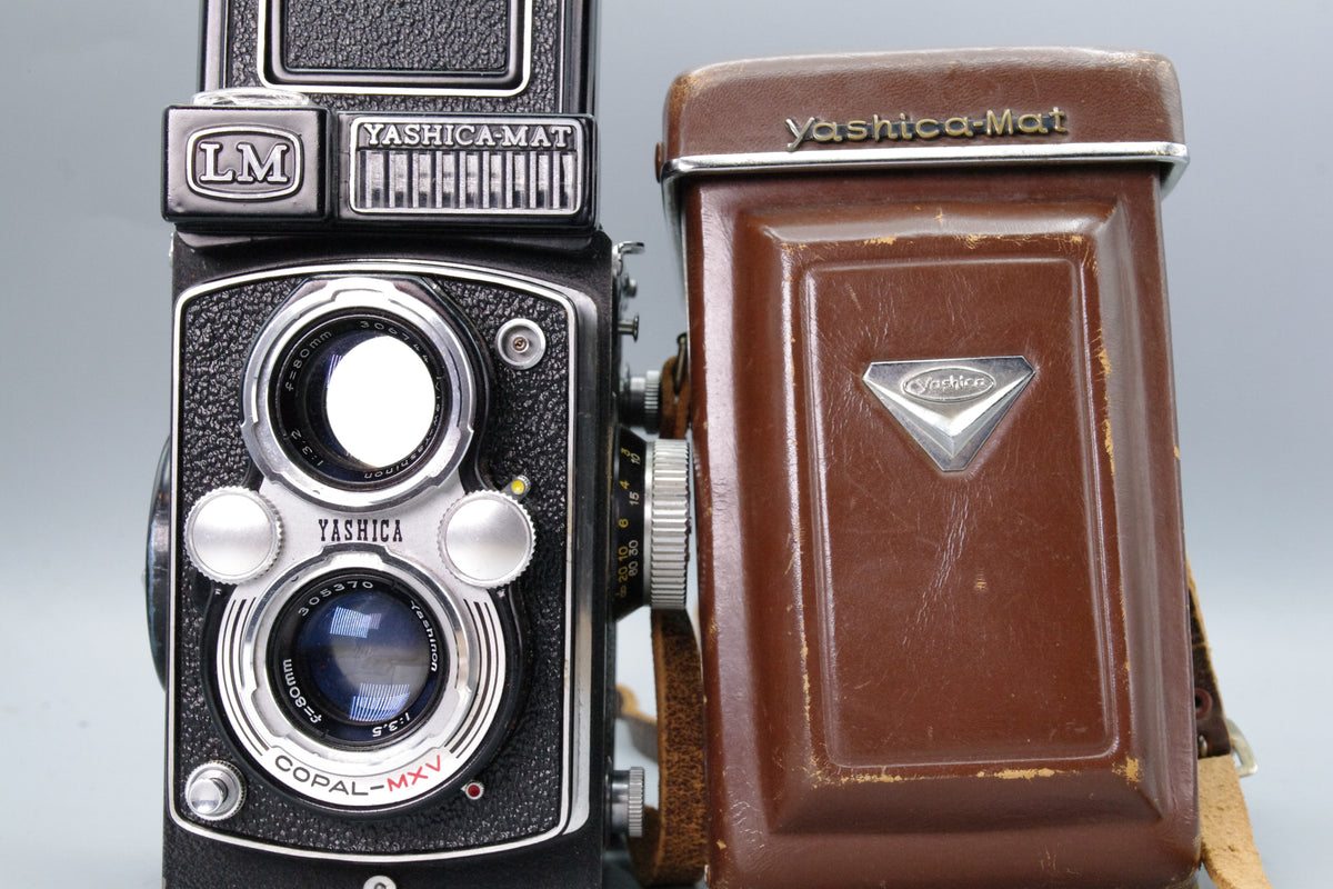 Yashica-Mat LM TLR Medium Format Film Camera with Case - EXC