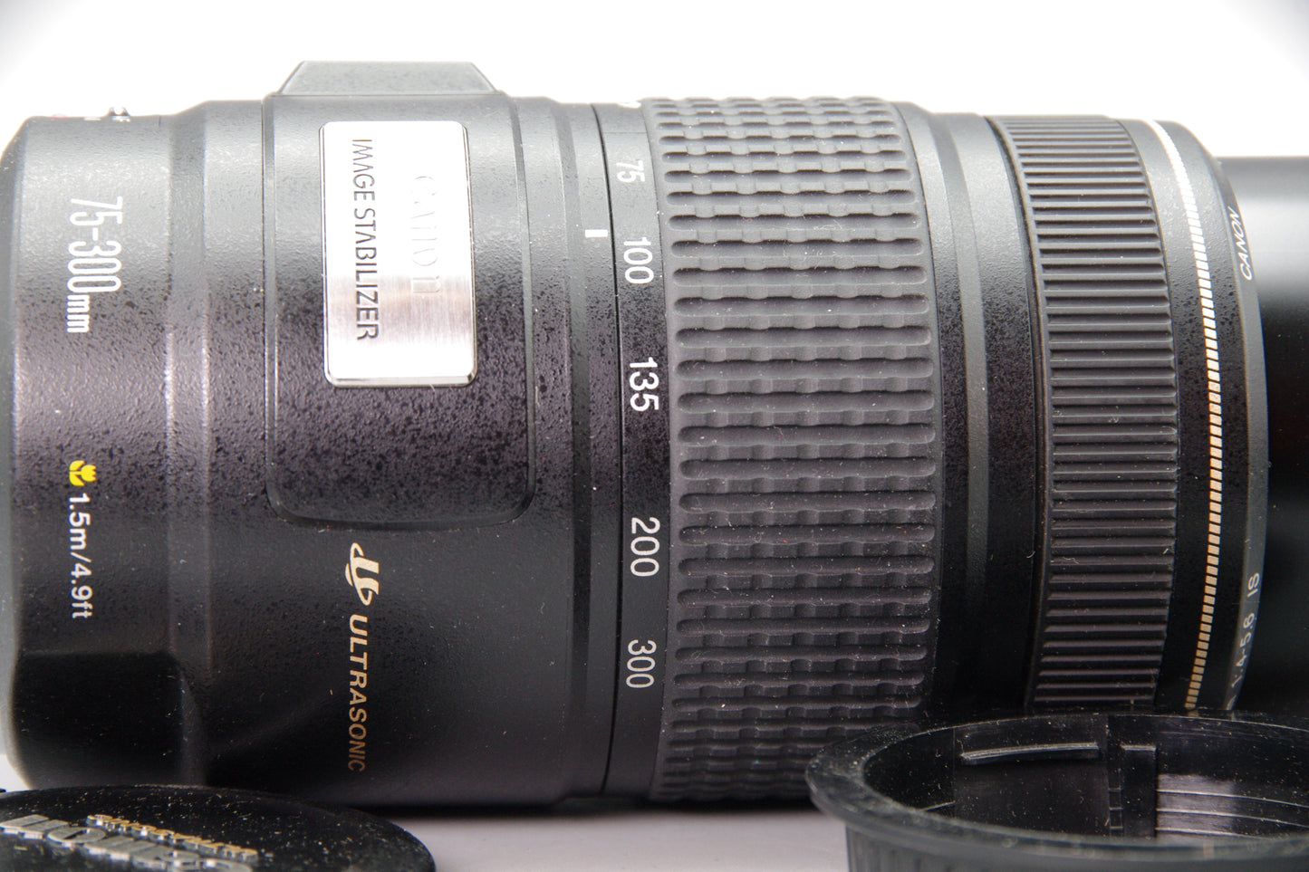 Canon EF 75–300mm f/4–5.6 IS USM Zoom Lens – Excellent –  EF Mount