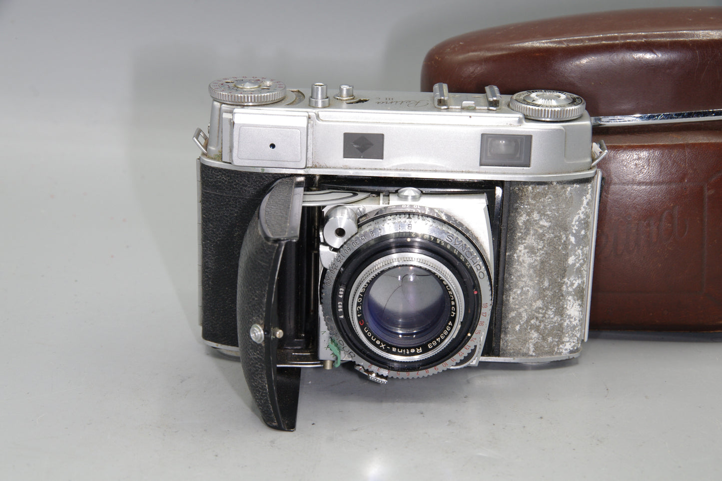 Kodak Retina IIIc (little C) Folding Rangefinder Camera with 50mm F/2 Lens - PLS Read