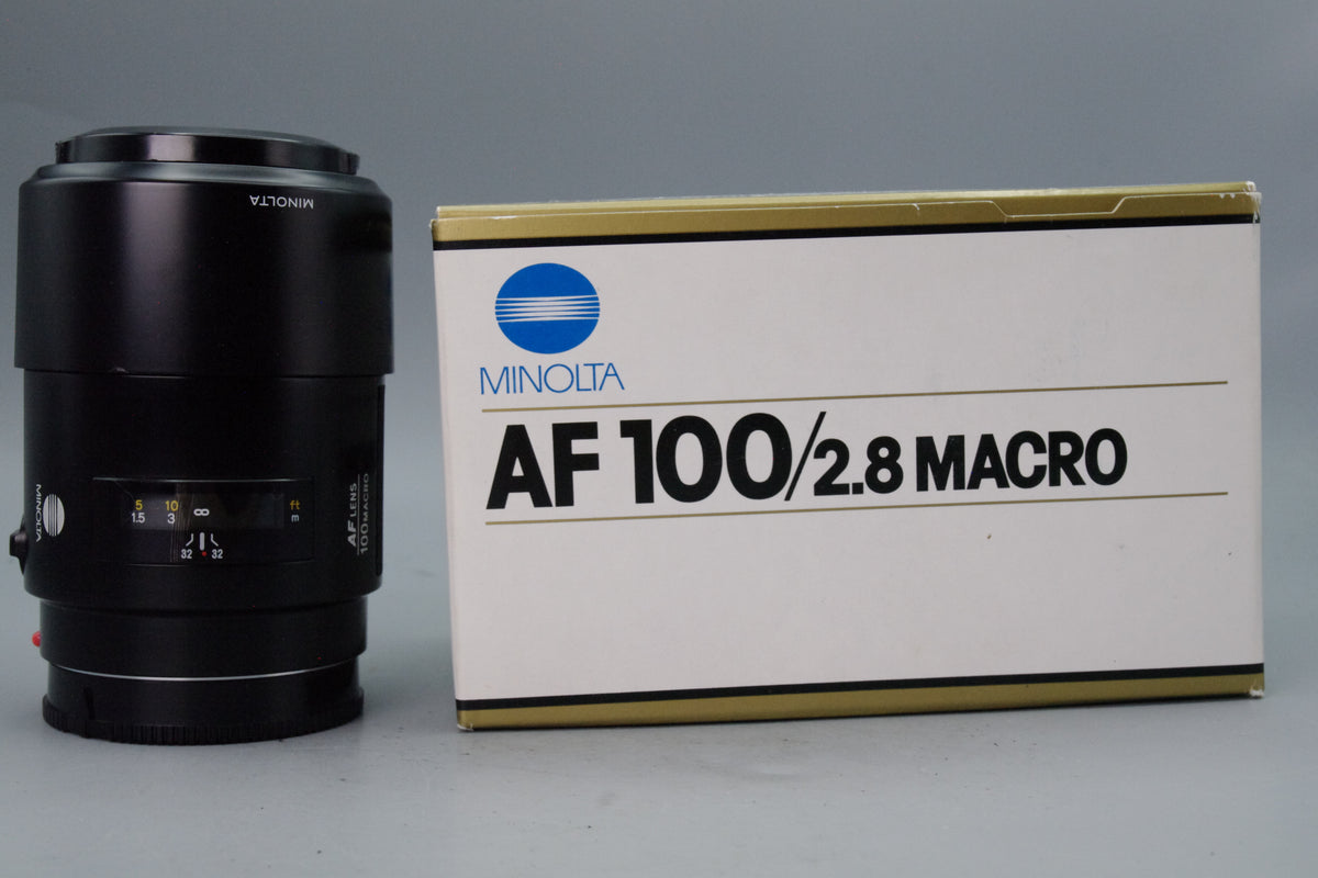 Minolta AF 100mm f/2.8 macro Lens – A Mount Prime Minolta/Sony – Excellent