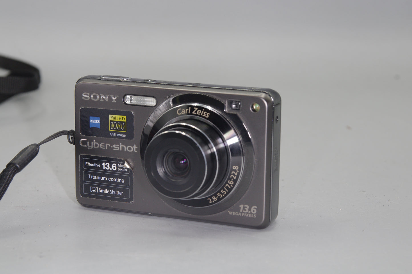 Sony DSC-W300 Titanium 13.6 MP Digital Compact Camera - Excellent